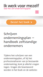 Mobile Screenshot of doehetzelfondernemingsplan.nl